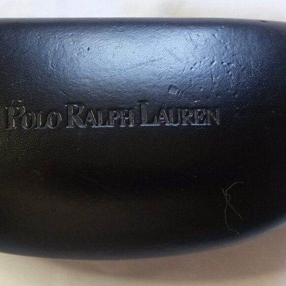 POLO RALPH LAUREN Authentic Sunglasses Eyeglasses Clamshell Hard Case Only Black - Picture 3 of 4